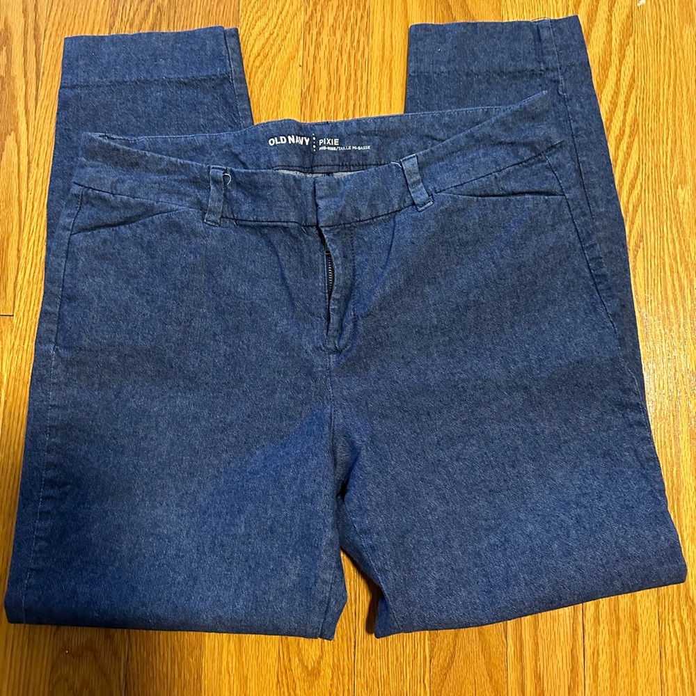 Old Navy Pixie Pants Mid-Rise Size 10